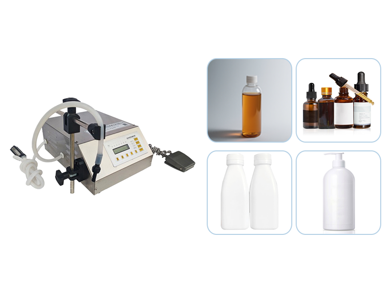 半自动液体灌装机：气动精准计量中小批量柔性灌装